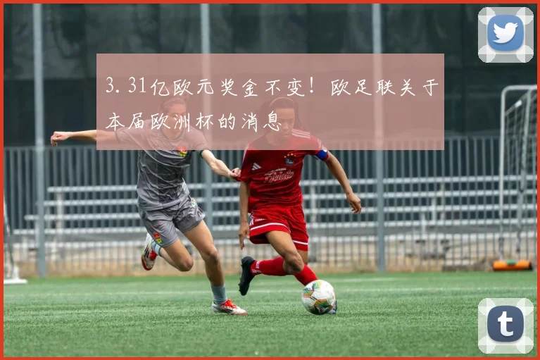 3.31亿欧元奖金不变！欧足联关于本届欧洲杯的消息
